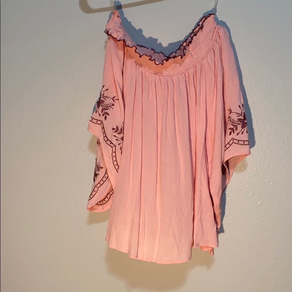 Strapless top
